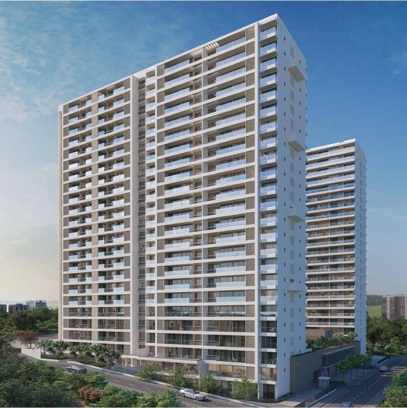 Solitaire Kothrud twin towers exterior view